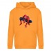 Худи детская  Человек Паук 0015 (Spider Man) оранжевая (SPM orn 0015) 140 см
