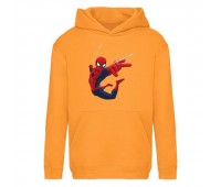 Худи детская  Человек Паук 0017 (Spider Man) оранжевая (SPM orn 0017) 116 см