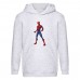 Худи детская  Человек Паук 001 (Spider Man) серый (SPM gry 001) 140 см