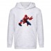 Худи детская  Человек Паук 005 (Spider Man) серый (SPM gry 005) 116 см