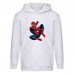 Худи детская  Человек Паук 007 (Spider Man) серый (SPM gry 007) 116 см