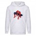 Худи детская  Человек Паук 0015 (Spider Man) серый (SPM gry 0015) 116 см