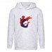 Худи детская  Человек Паук 0017 (Spider Man) серый (SPM gry 0017) 128 см