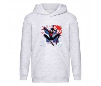 Худи детская  Человек Паук 0025 (Spider Man) серый (SPM gry 0025) 116 см