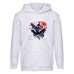 Худи детская  Человек Паук 0025 (Spider Man) серый (SPM gry 0025) 128 см