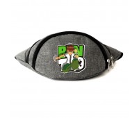 Сумка Бананка Ben 10 на пояс Cappuccino (BEN 002-grey) серый