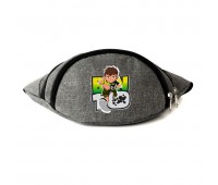 Сумка Бананка Ben 10 на пояс Cappuccino (BEN 005-grey) серый
