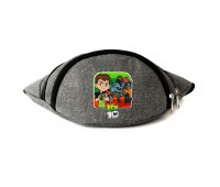 Сумка Бананка Ben 10 на пояс Cappuccino (BEN 009-grey) серый