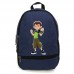 Рюкзак Ben 10 подростковый Cappuccino Toys (BTN 001-blue)  синий