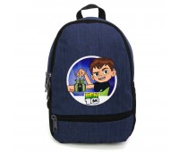 Рюкзак Ben 10 подростковый Cappuccino Toys (BTN 008-blue)  синий