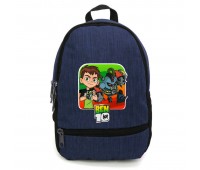 Рюкзак Ben 10 подростковый Cappuccino Toys (BTN 009-blue)  синий