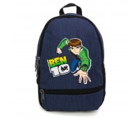 Рюкзак Ben 10 подростковый Cappuccino Toys (BTN 0012-blue)  синий