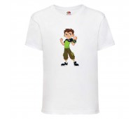 Футболка детская Ben 10- 001 белая (BEN wh 001) 104 см
