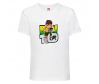 Футболка детская Ben 10- 005 белая (BEN wh 005) 104 см