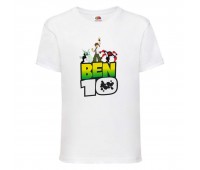 Футболка детская Ben 10- 006 белая (BEN wh 006) 104 см