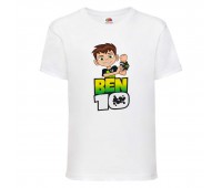 Футболка детская Ben 10- 0012 белая (BEN wh 0012) 104 см