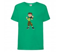Футболка детская Ben 10- 001 зеленая (BEN grn 001) 104 см