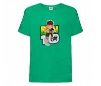 Футболка детская Ben 10- 005 зеленая (BEN grn 005) 104 см