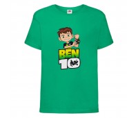 Футболка детская Ben 10- 0012 зеленая (BEN grn 0012) 104 см