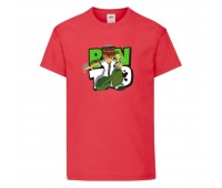 Футболка детская Ben 10- 002 красная (BEN red 002) 104 см