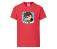 Футболка детская Ben 10- 004 красная (BEN red 004) 104 см