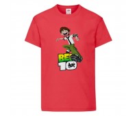 Футболка детская Ben 10- 007 красная (BEN red 007) 104 см