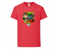 Футболка детская Ben 10- 009 красная (BEN red 009) 104 см