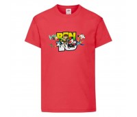 Футболка детская Ben 10- 0010 красная (BEN red 0010) 104 см