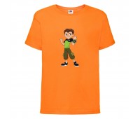 Футболка детская Ben 10- 001 оранжевая (BEN orn 001) 104 см