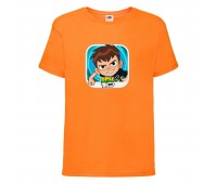 Футболка детская Ben 10- 004 оранжевая (BEN orn 004) 104 см