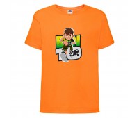 Футболка детская Ben 10- 005 оранжевая (BEN orn 005) 104 см
