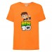 Футболка детская Ben 10- 0012 оранжевая (BEN orn 0012) 128 см