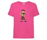 Футболка детская Ben 10- 001 малиновая (BEN crm 001) 104 см