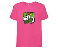 Футболка детская Ben 10- 002 малиновая (BEN crm 002) 104 см