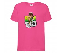 Футболка детская Ben 10- 005 малиновая (BEN crm 005) 104 см
