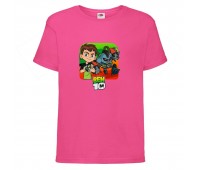 Футболка детская Ben 10- 009 малиновая (BEN crm 009) 104 см