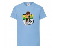 Футболка детская Ben 10- 005 голубая (BEN lbl 005) 104 см