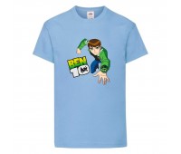Футболка детская Ben 10- 0013 голубая (BEN lbl 0013) 104 см