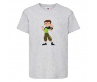 Футболка детская Ben 10- 001 серая (BEN gry 001) 104 см