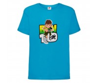 Футболка детская Ben 10- 005 синяя (BEN blu 005) 104 см