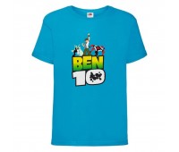 Футболка детская Ben 10- 006 синяя (BEN blu 006) 104 см