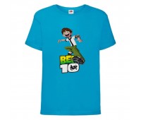 Футболка детская Ben 10- 007 синяя (BEN blu 007) 104 см