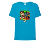 Футболка детская Ben 10- 009 синяя (BEN blu 009) 104 см