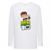Лонгслив реглан Ben 10 0012 белый (BEN wh 0012) 128 см