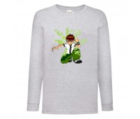 Лонгслив реглан Ben 10 003 серый (BEN gry 003) 140 см