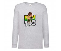 Лонгслив реглан Ben 10 005 серый (BEN gry 005) 104 см