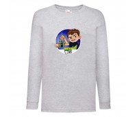 Лонгслив реглан Ben 10 008 серый (BEN gry 008) 104 см