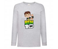 Лонгслив реглан Ben 10 0012 серый (BEN gry 0012) 104 см