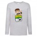 Лонгслив реглан Ben 10 0012 серый (BEN gry 0012) 104 см