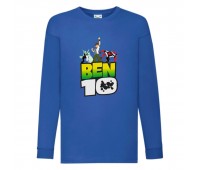 Лонгслив реглан Ben 10 006 синий (BEN blu 006) 128 см